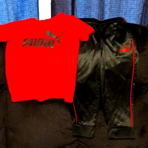 ❤🖤PUMA SHIRT WITH JOGGER PANTS❤️🖤